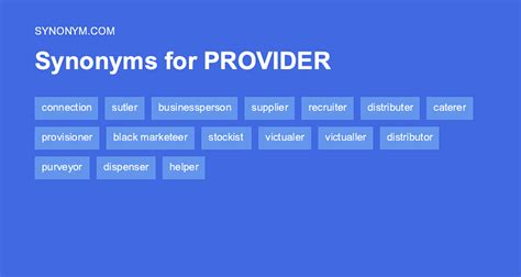 synonym for provider